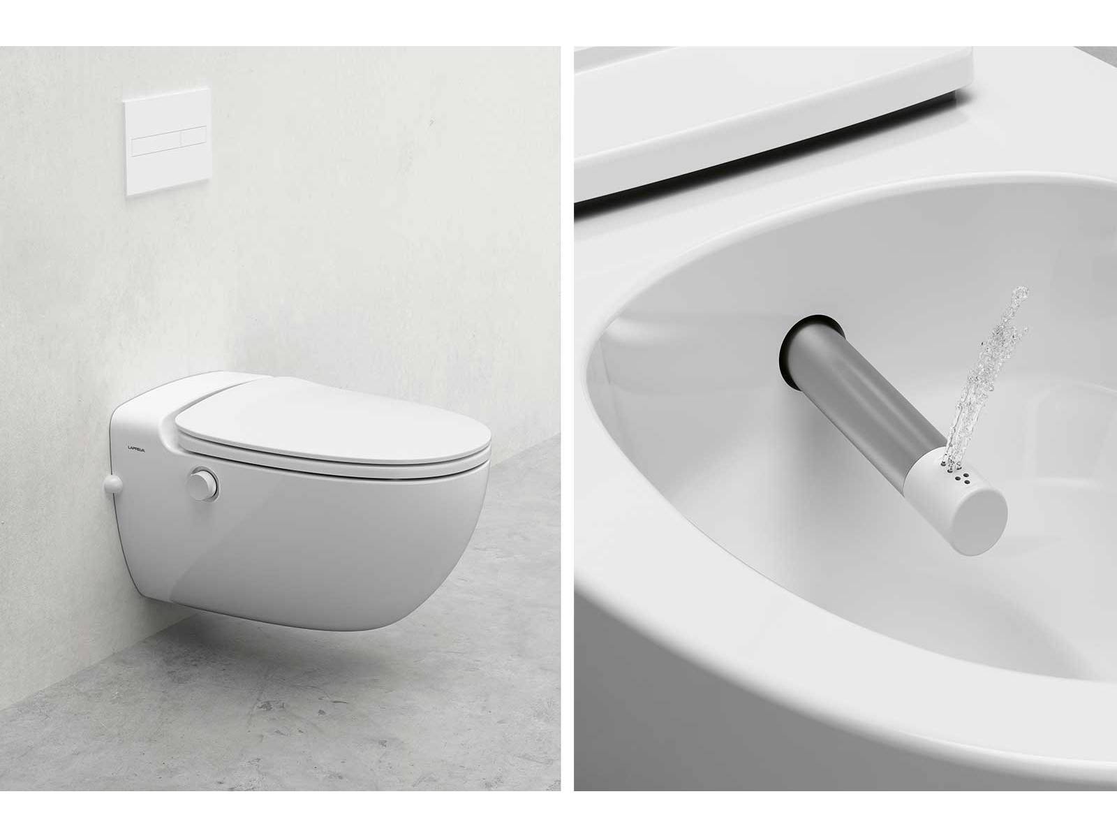 Das Dusch-WC «LaPreva P1» bietet individuelle Duschprogramme mit Lady- und Power-Dusche, eine integrierte UV-Entkeimung und automatische thermische Reinigung. Der sanfte Warmluftföhn und die geräuscharme Bedienung machen jeden Toilettengang angenehm und hygienisch. LAPREVA.