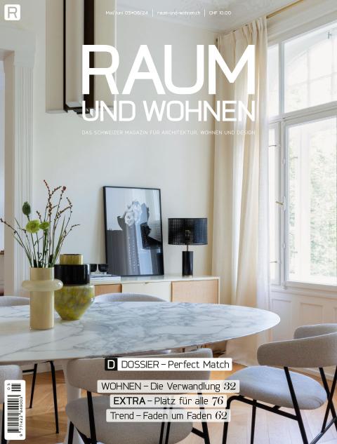 Aktuelle Ausgabe des Magazins RAUM UND WOHNEN