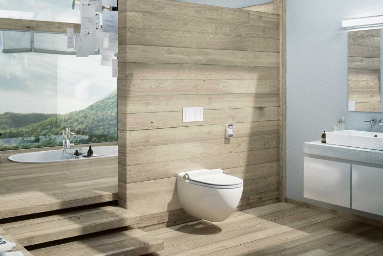 Das innovative Dusch-WC «LaPreva P1» kombiniert fortschrittliche Hygienetechnologie mit elegantem Design. Mit verschiedenen Duschfunktionen, integriertem Föhn und optionalen Komfortfeatures wie Sitzheizung und Auto-Open-Funktion bietet es eine umfassende Lösung für höchste Ansprüche an Reinigung und Wohlbefinden. lapreva.com