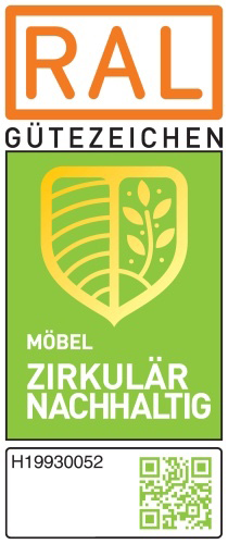 Logo RAL Gütezeichen, Möbel zirkulär nachhaltig