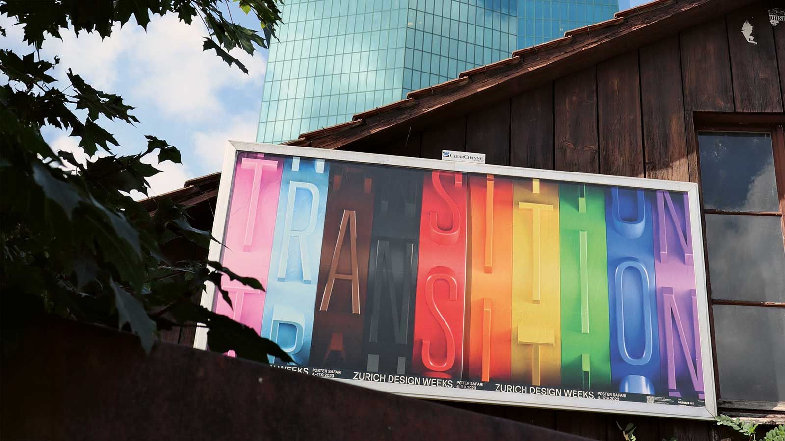 Wenn die Zurich Design Weeks die Stadt in ein Festival der Gestaltung verwandeln, wird die Poster Safari erneut zur Bühne unter freiem Himmel – für freche Typografie, kühne Grafik und jede Menge visuellen Witz. © ALP, Poster Safari
