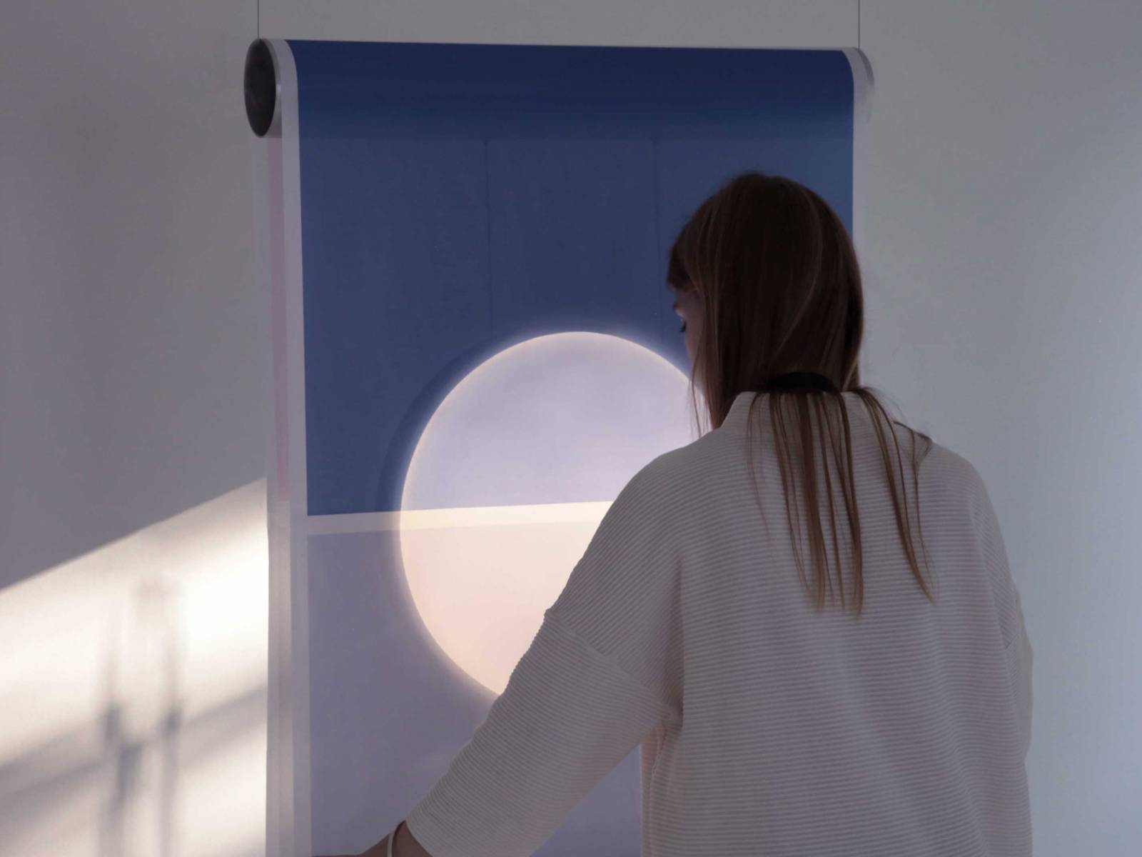 «Dream View Lamp» – eine sensorische Textillampe. Design: Lise Vester.