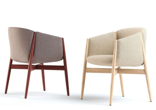 Polsterstuhl «Kagu» Jehs & Laub für COR