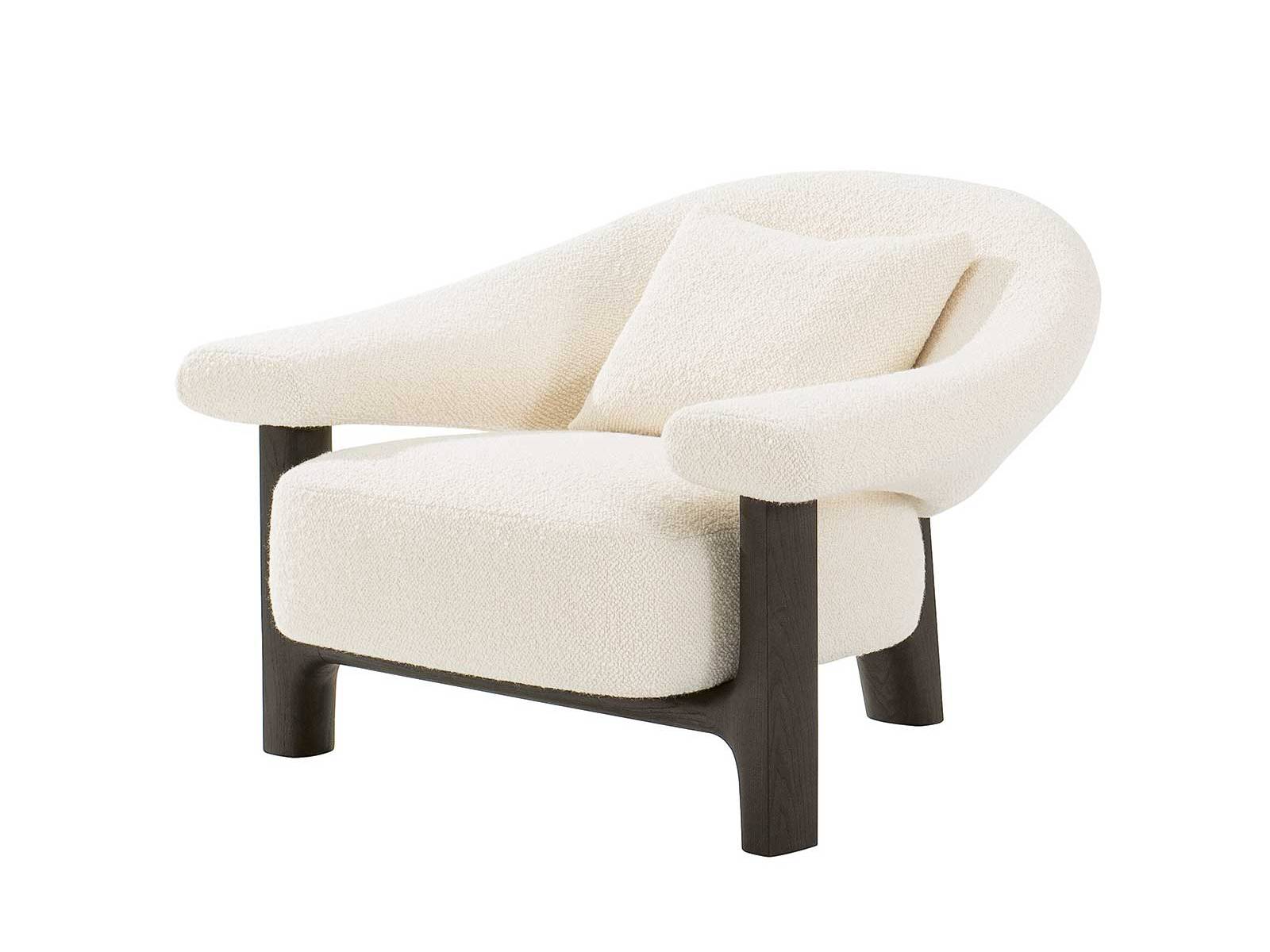 Sanft geschwungene Linien prägen «Owen» von Jean-Marie Massaud und verleihen ihm eine charakterstarke Ausstrahlung. Das Holzgestell trägt weich gepolsterte Elemente mit couturehafter Anmutung. Die Rückenlehne, die sich nahtlos in die Armlehne fortsetzt, erzeugt einen fliessenden Rhythmus – ein Möbel, das Geborgenheit vermittelt. POLIFORM.